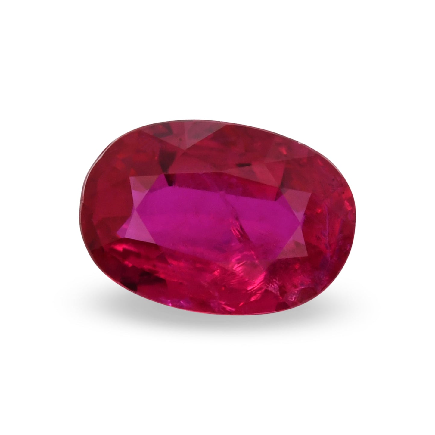 0.85 Carat Red MOZAMBIQUE Oval Ruby