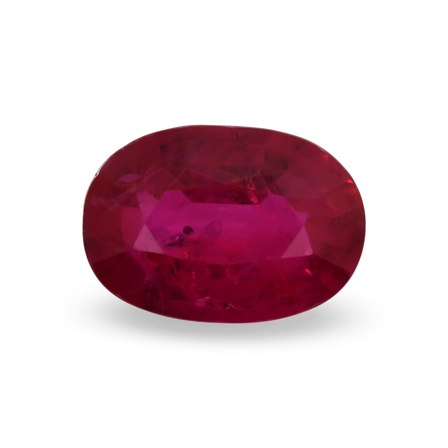 0,84 Karat roter ovaler Rubin aus Mosambik