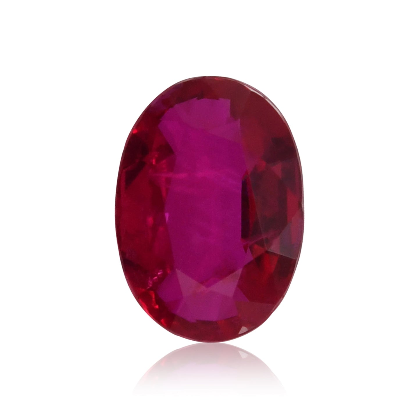 1,01 Karat roter ovaler Rubin aus Mosambik