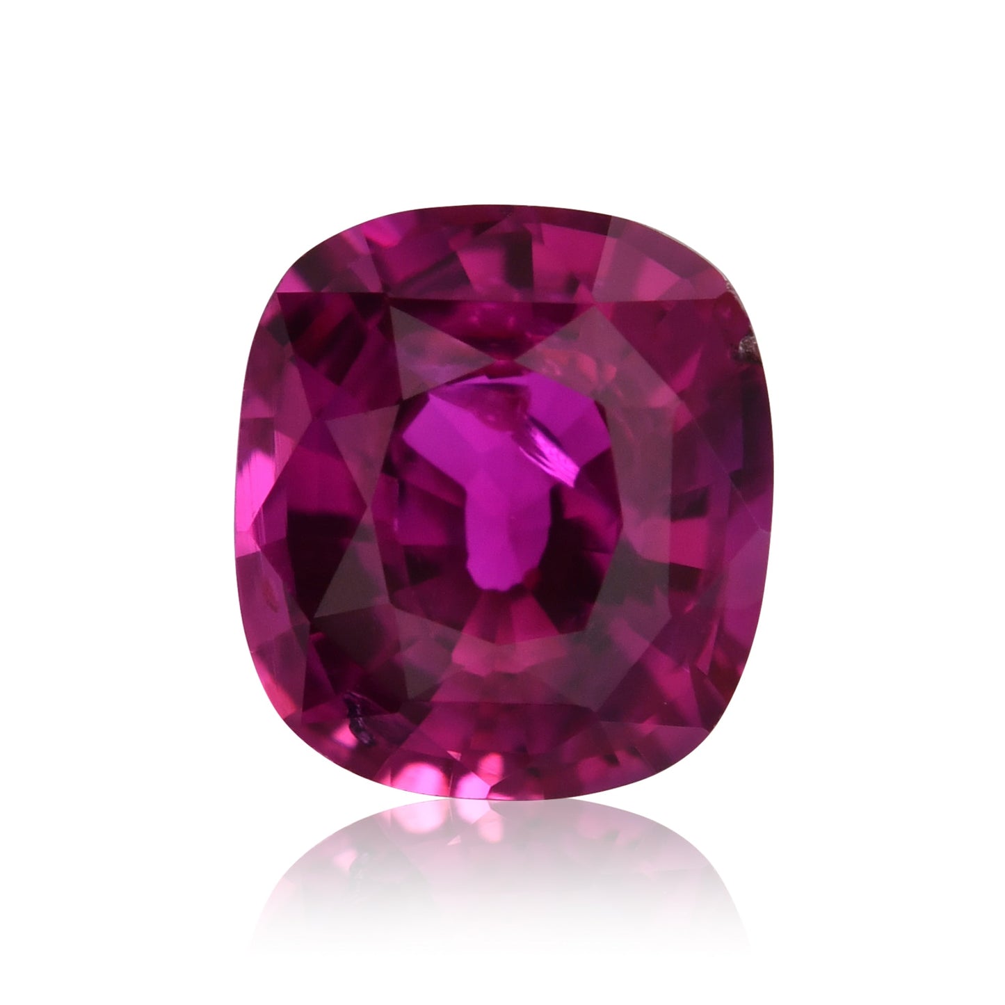 1,19 Karat roter Mosambik-Kissenrubin