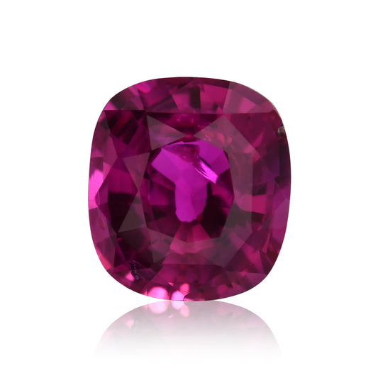 1,19 Karat roter Mosambik-Kissenrubin
