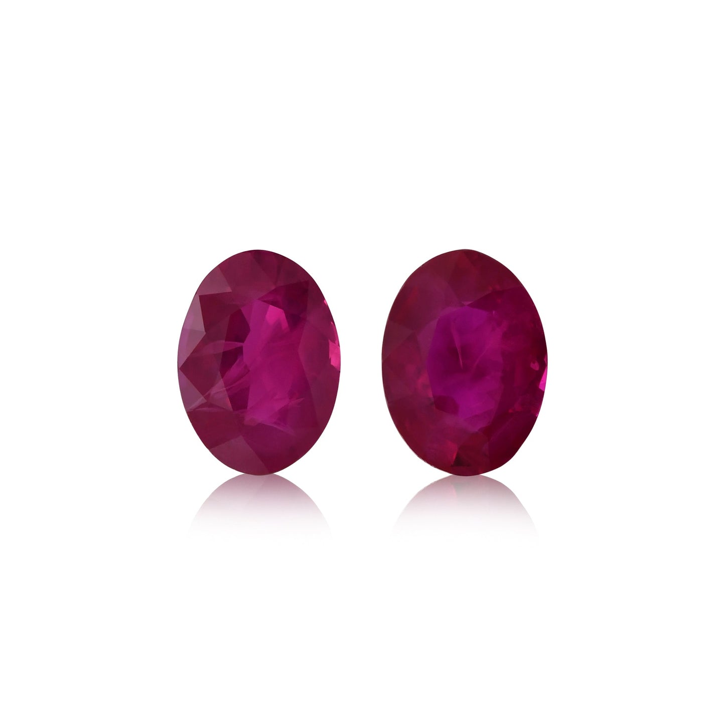 1,65 Karat roter ovaler Rubin aus Mosambik