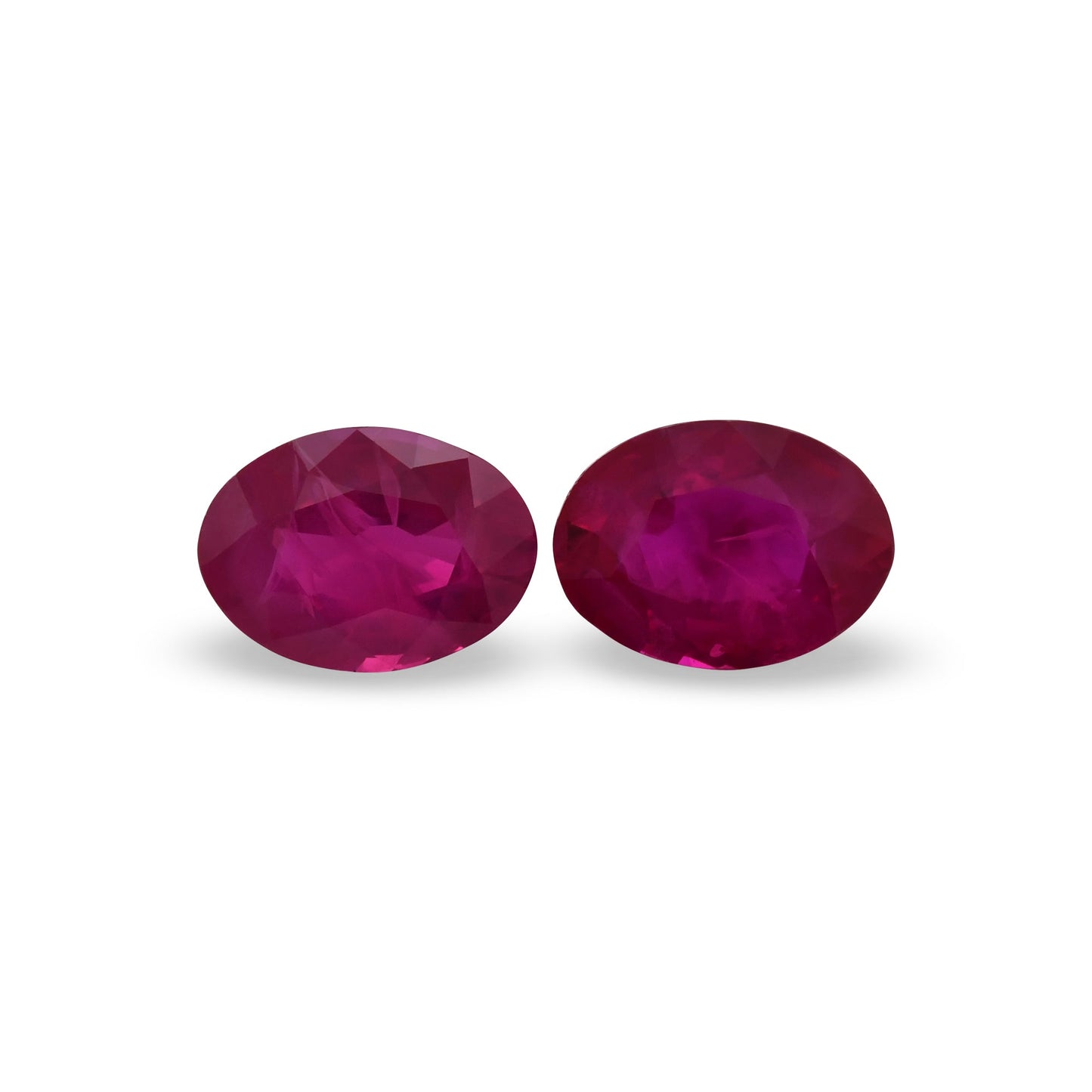 1,65 Karat roter ovaler Rubin aus Mosambik