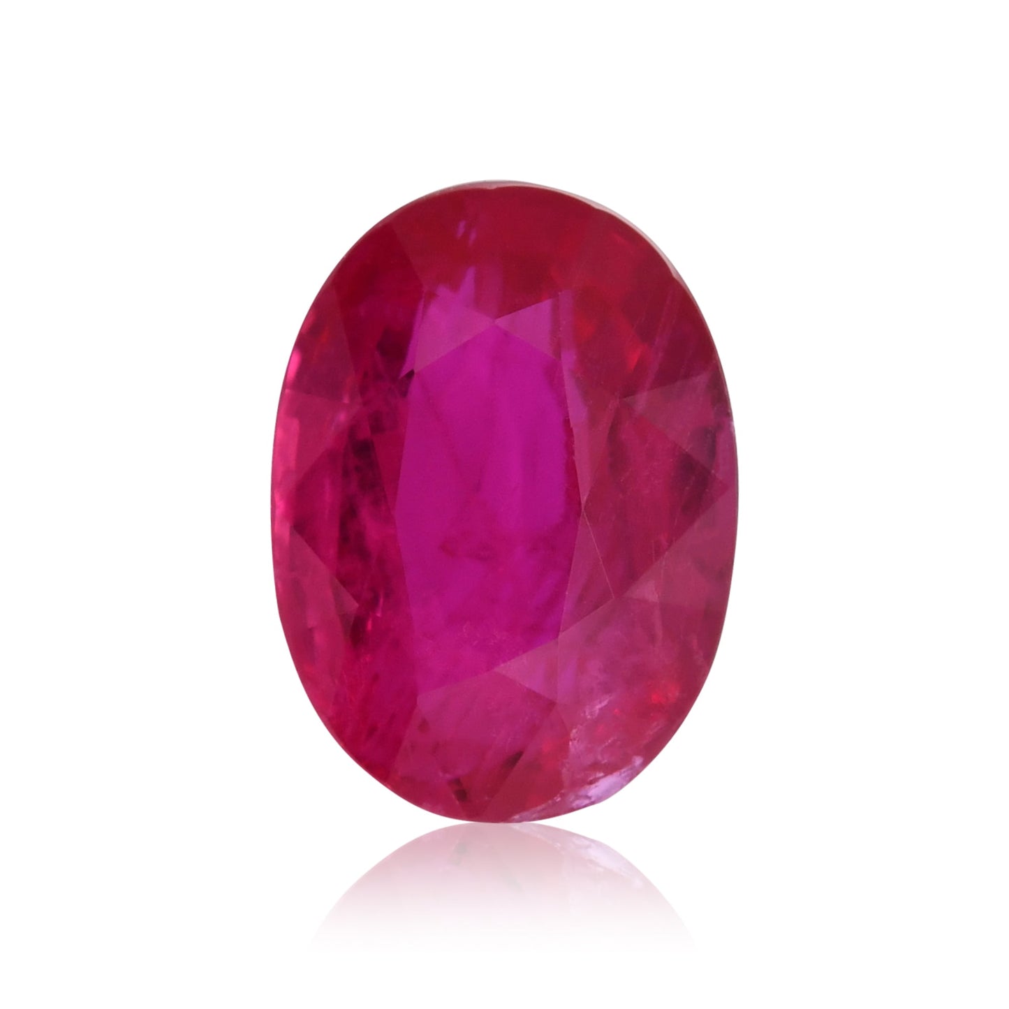 0,99 Karat roter ovaler Rubin aus Thailand