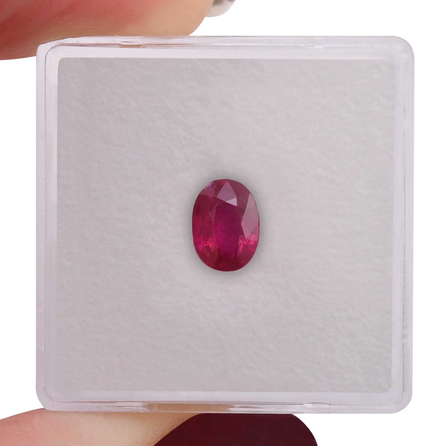 0,99 Karat roter ovaler Rubin aus Thailand