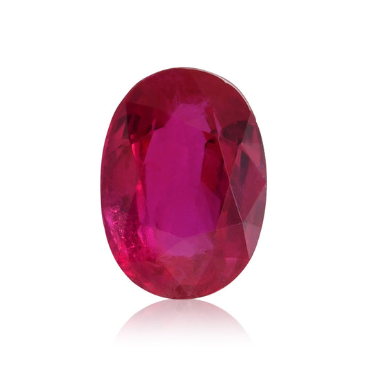 0,99 Karat roter ovaler Rubin aus Thailand