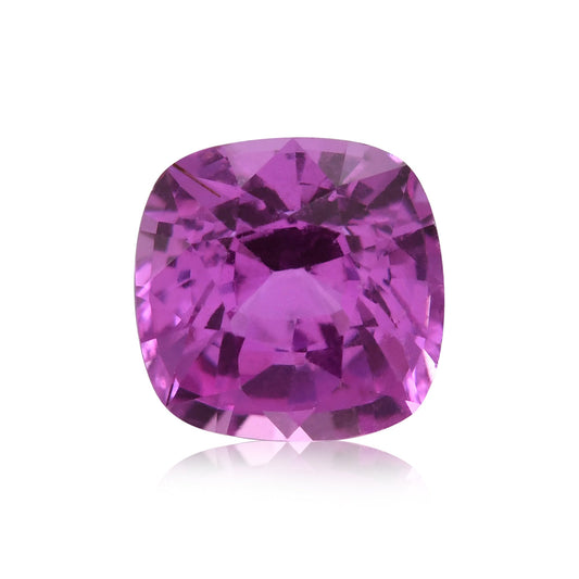 1,08 Karat rosafarbener MADAGASKAR-Kissen-Saphir