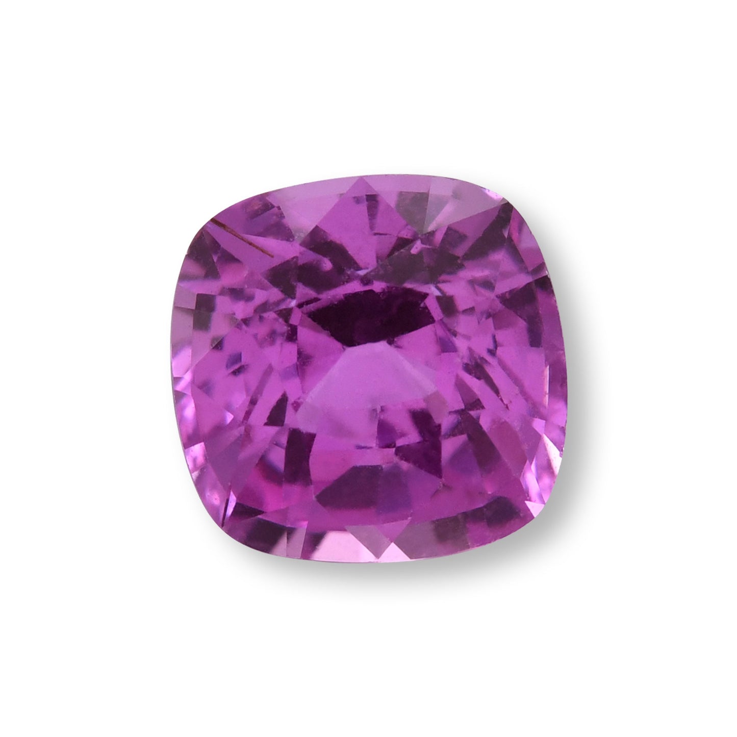 1,08 Karat rosafarbener MADAGASKAR-Kissen-Saphir