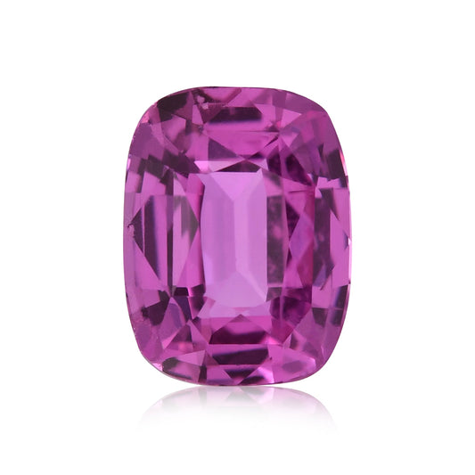 1,14 Karat rosafarbener MADAGASKAR-Kissen-Saphir