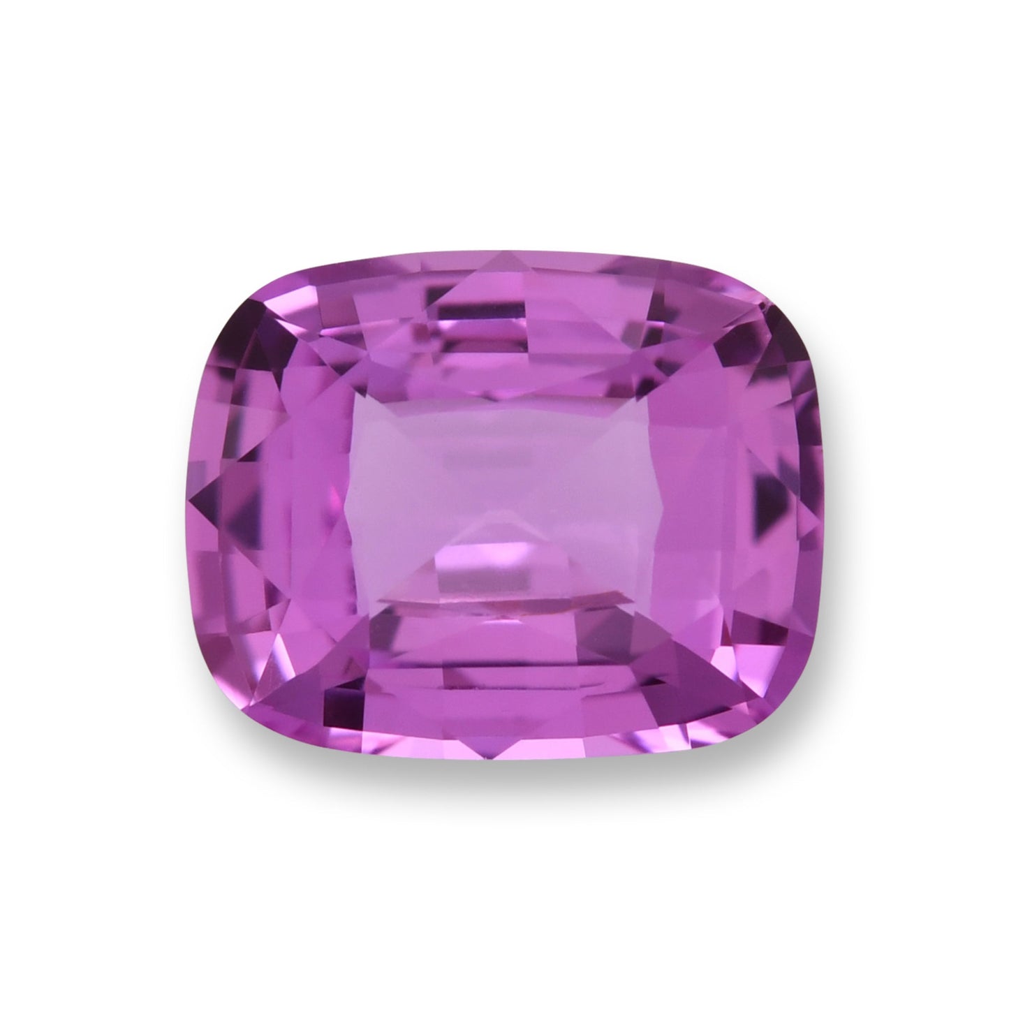 1,43 Karat rosafarbener MADAGASKAR-Kissen-Saphir