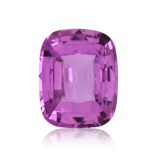 1,43 Karat rosafarbener MADAGASKAR-Kissen-Saphir