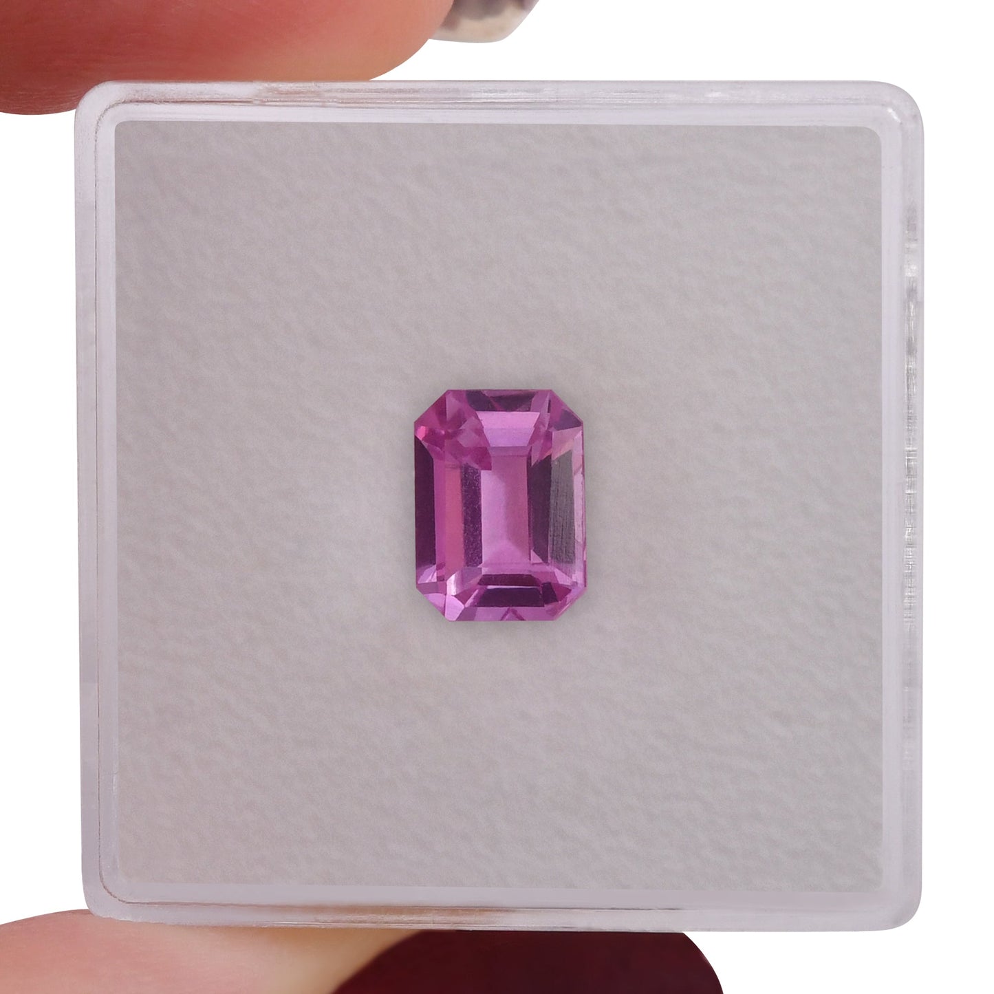1,52 Karat rosafarbener Madagaskar-Smaragd-Saphir