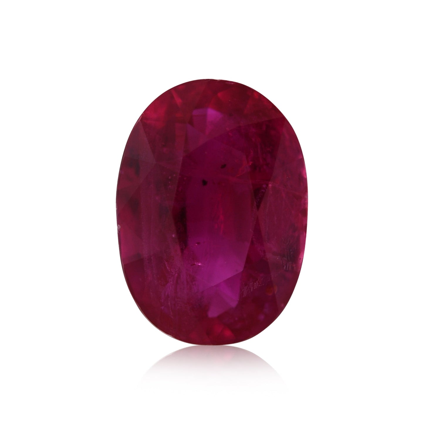 1,02 Karat roter ovaler Rubin aus Mosambik