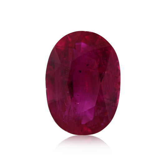 1,02 Karat roter ovaler Rubin aus Mosambik
