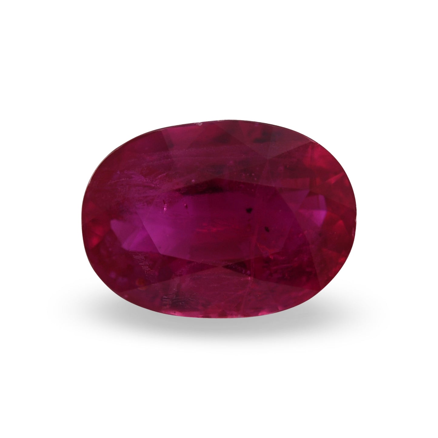 1,02 Karat roter ovaler Rubin aus Mosambik