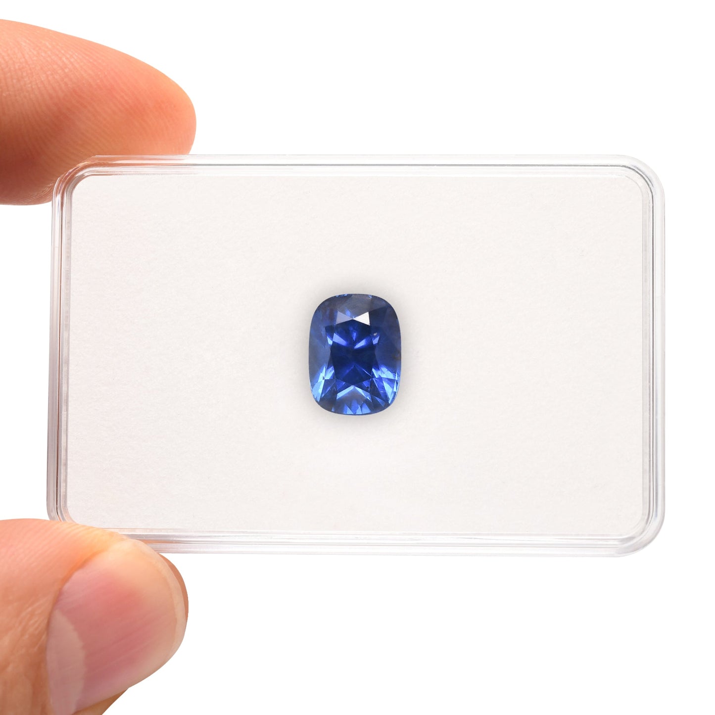 7.02 Carat Blue SRI LANKAN Cushion Sapphire GRS
