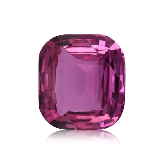 4,05 Karat rosafarbener MADAGASCAR Cushion Sapphire CD