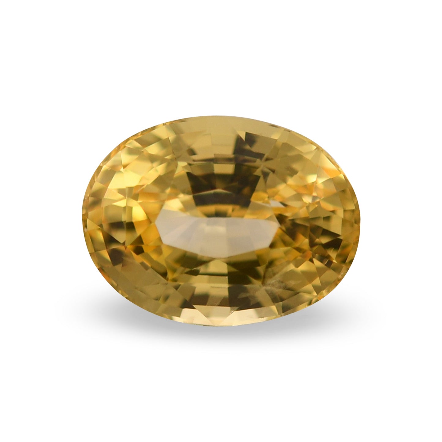 1.67 Carat Yellow SRI LANKAN Oval Sapphire