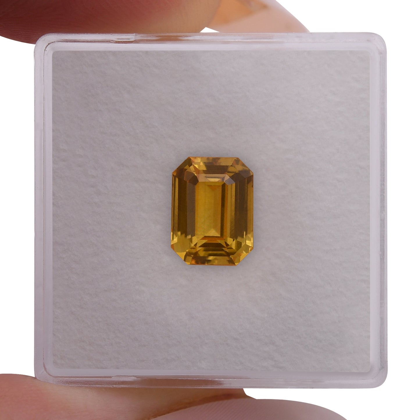 2.61 Carat Yellow SRI LANKAN Emerald Sapphire