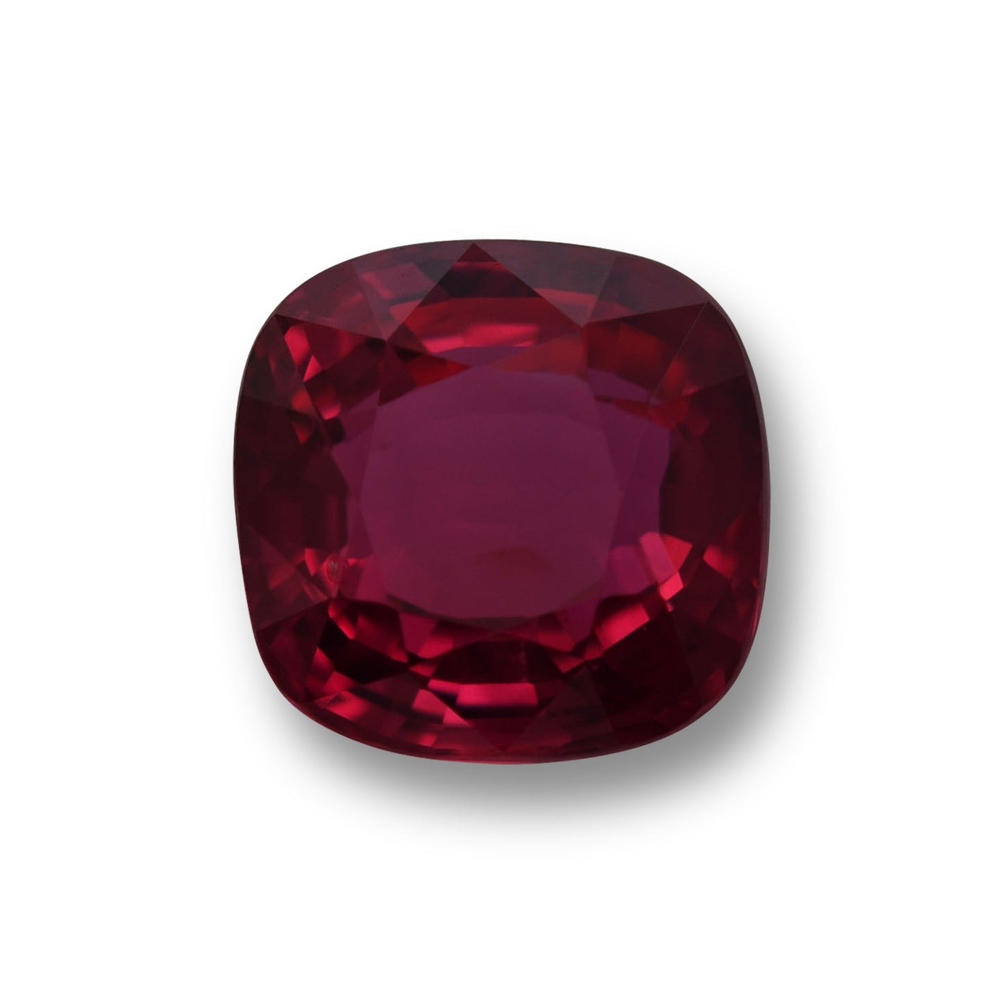 3.00 Carat Red MOZAMBIQUE Cushion Ruby CD No Heat
