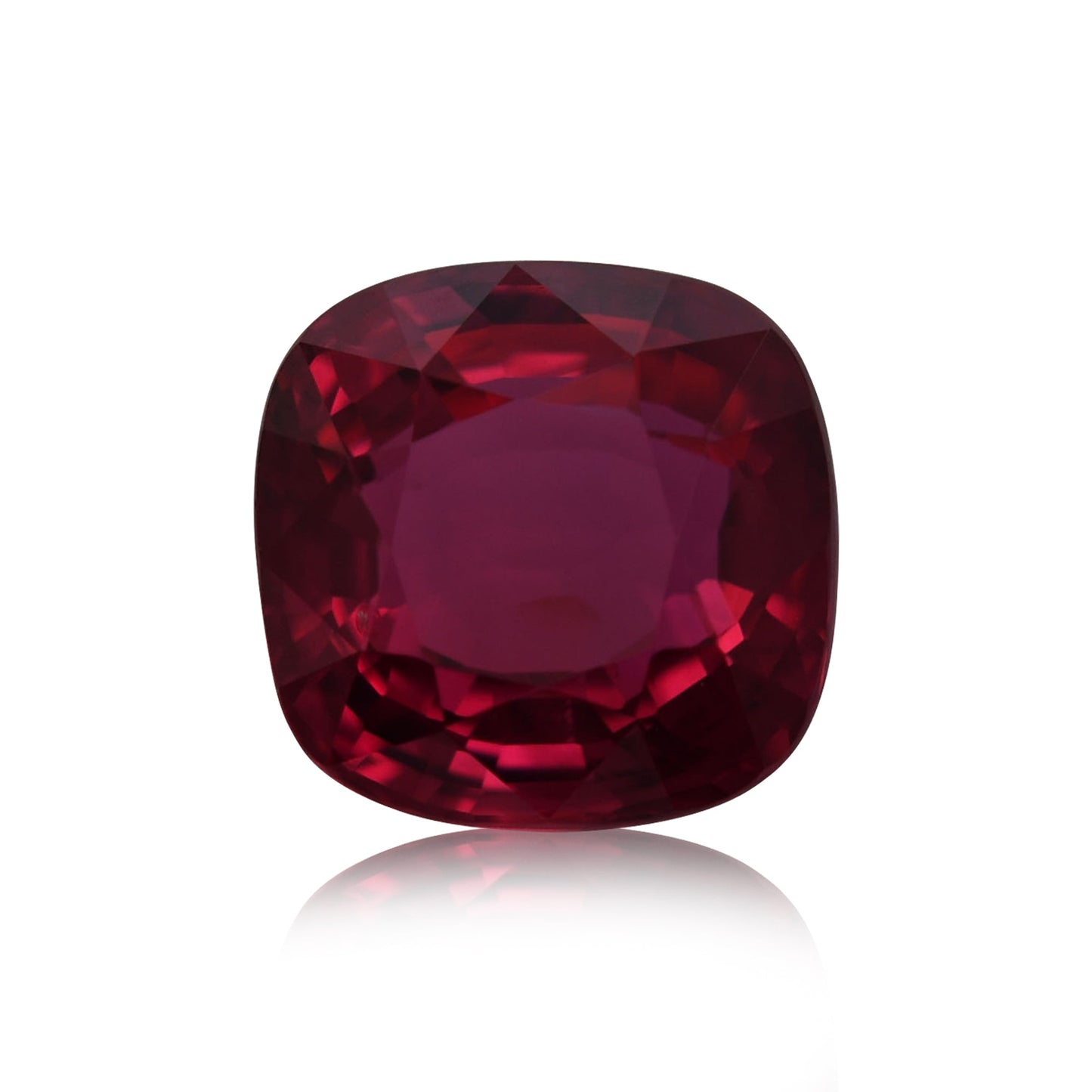 3.00 Carat Red MOZAMBIQUE Cushion Ruby CD No Heat