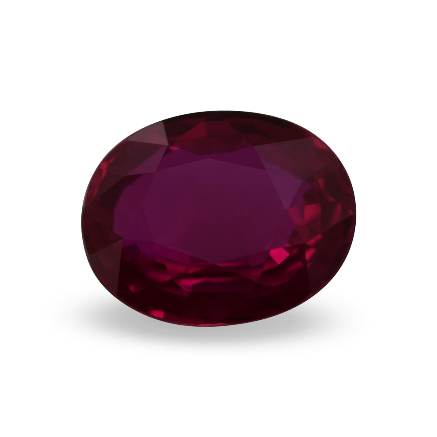 2.08 Carat Red MOZAMBIQUE Oval Ruby GRS