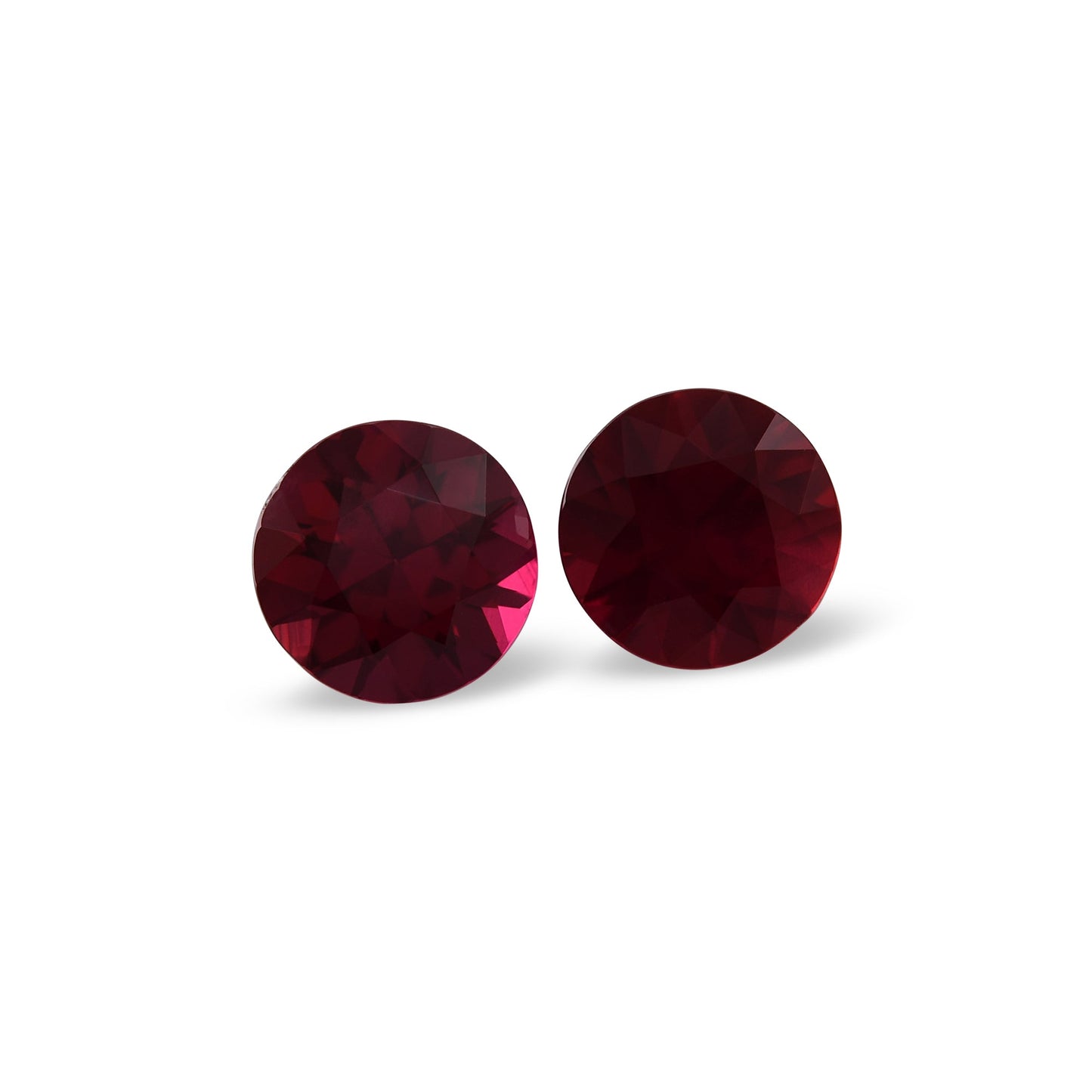 2,10 Karat roter runder Rubin aus Mosambik