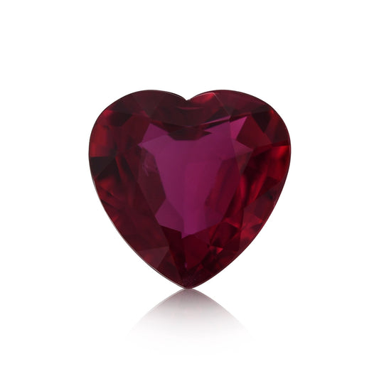 1,02 Karat roter Herzrubin aus Mosambik