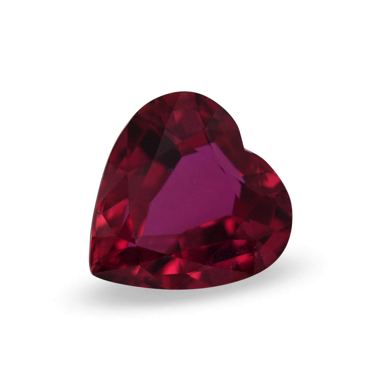 0.99 Carat Red MOZAMBIQUE Heart Ruby