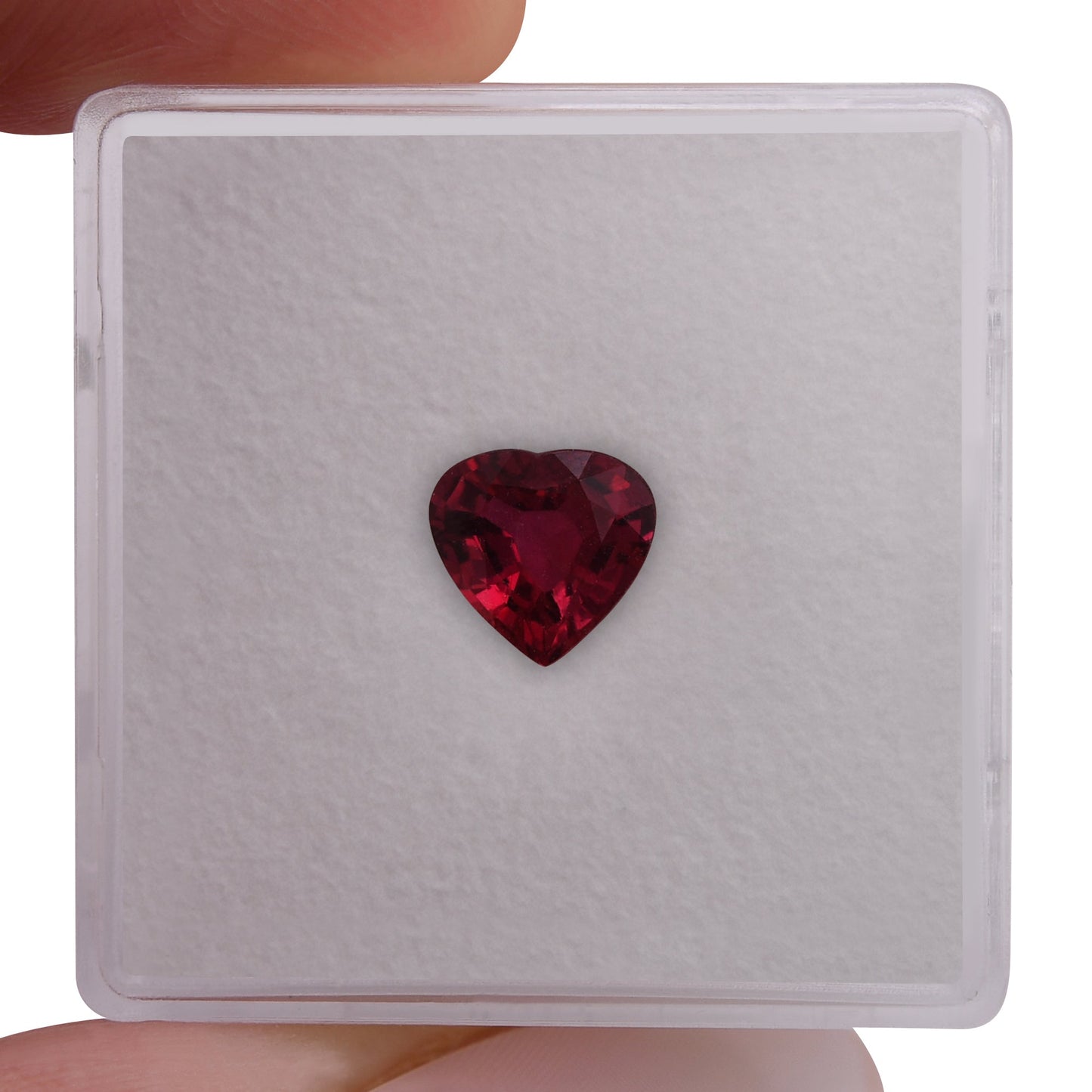 1,03 Karat roter Herzrubin aus Mosambik