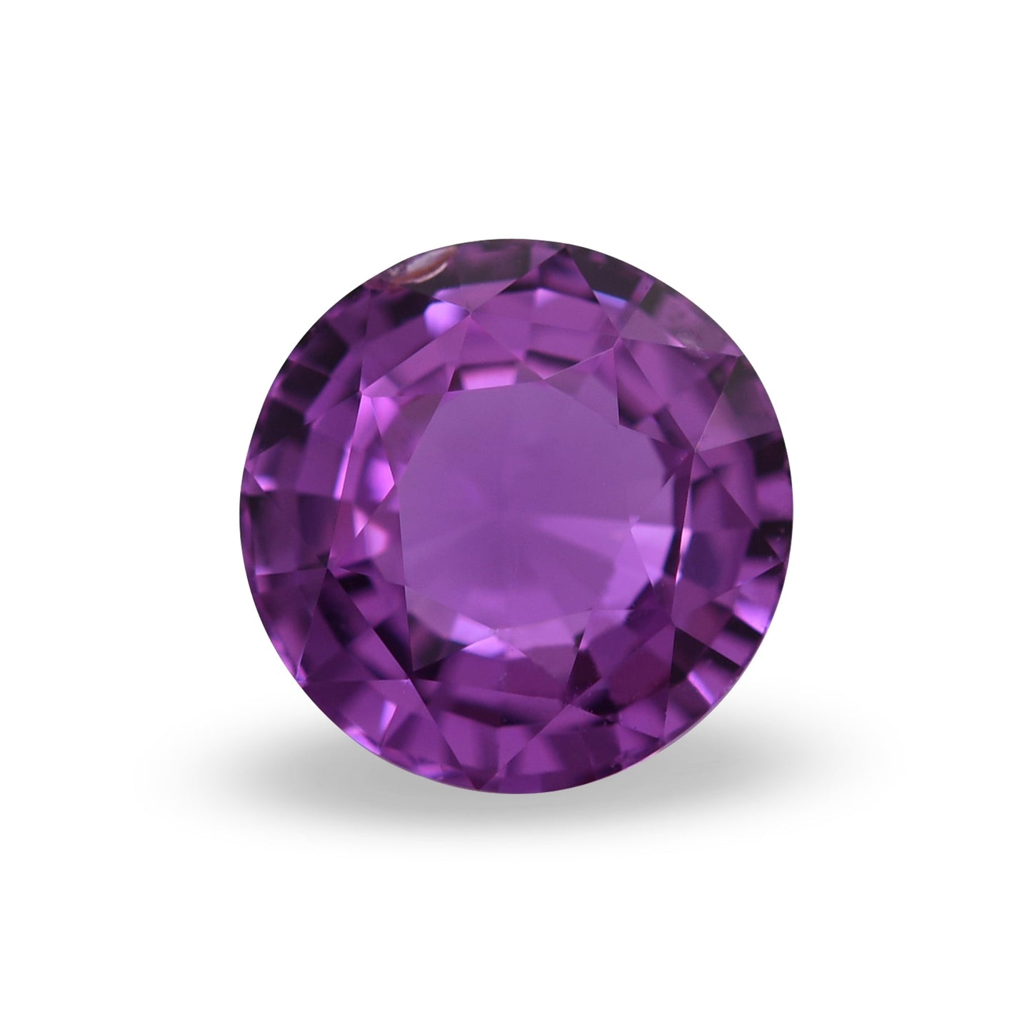 2,06 Karat violetter runder Saphir aus Madagaskar