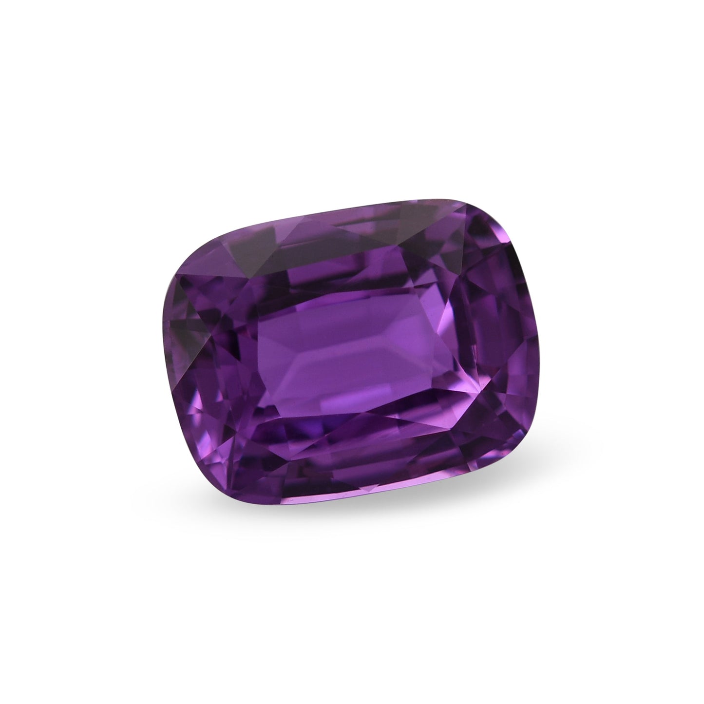 2,58 Karat violetter MADAGASKAR Kissen-Saphir