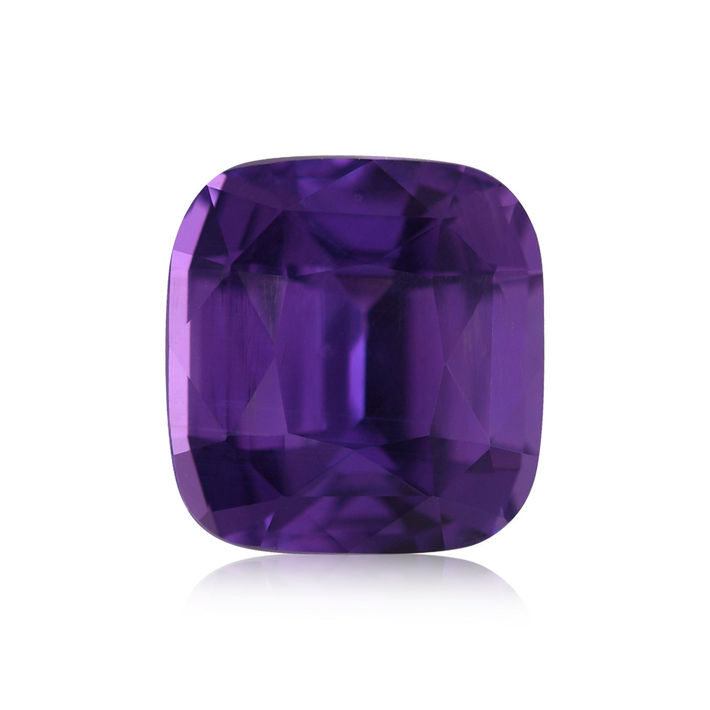 2.53 Carat Purple MADAGASCAR Cushion Sapphire
