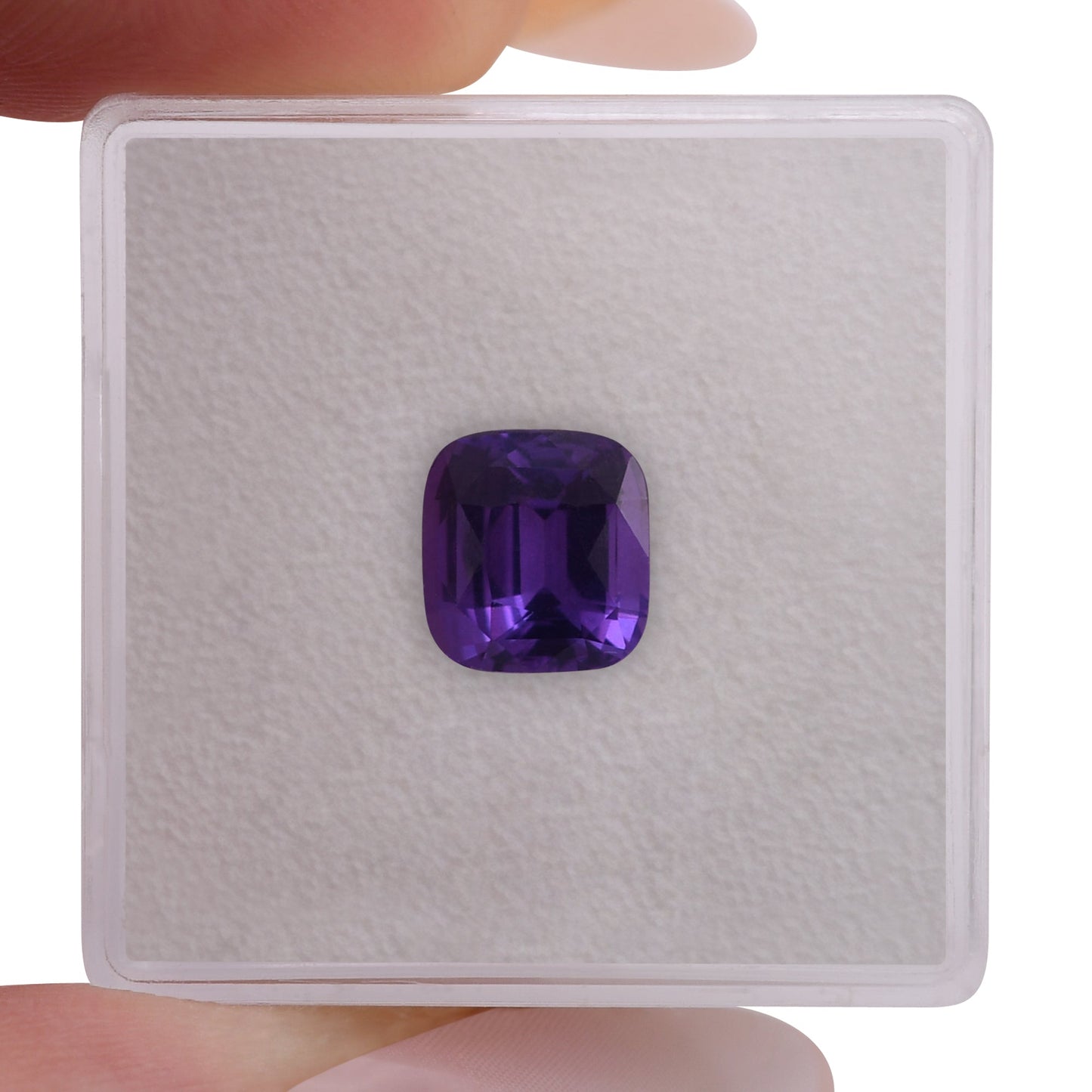 2.53 Carat Purple MADAGASCAR Cushion Sapphire
