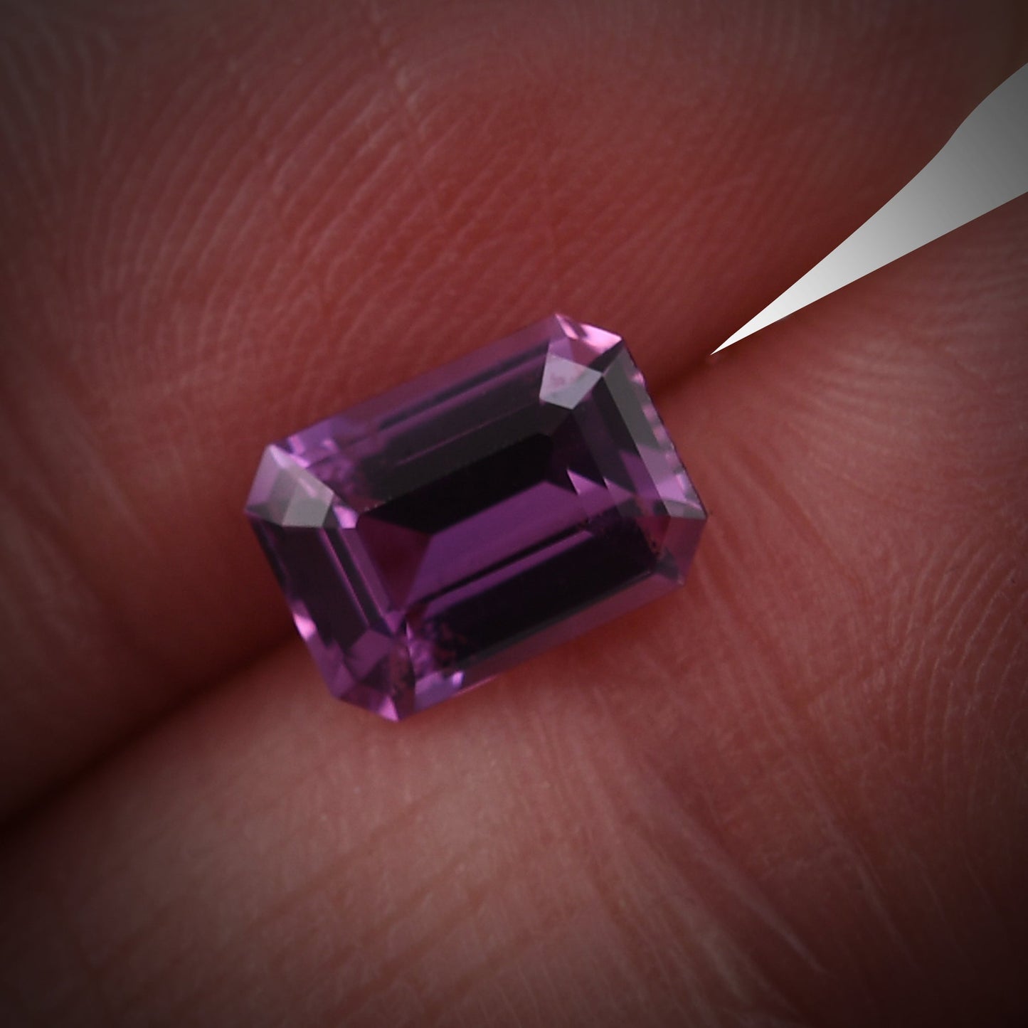 1.89 Carat Purple MADAGASCAR Emerald Sapphire