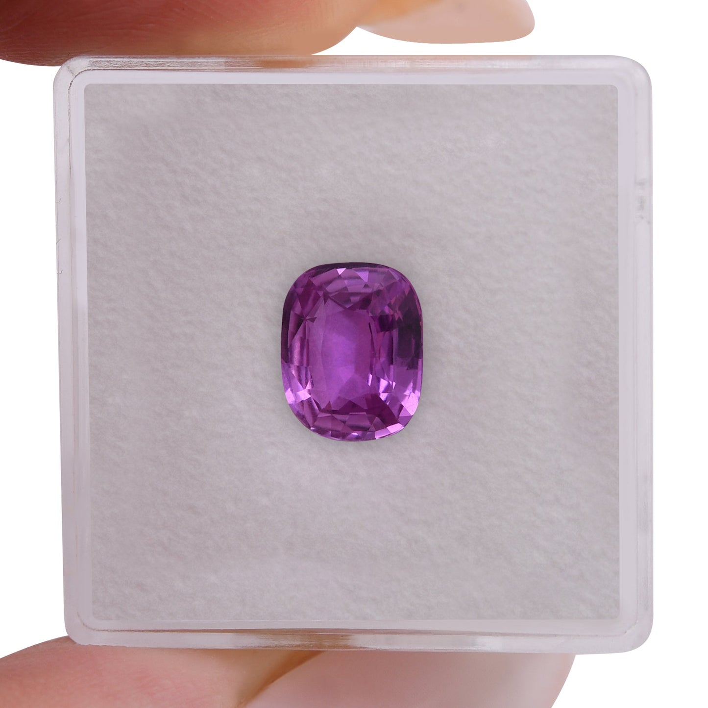 2.03 Carat Pink MADAGASCAR Cushion Sapphire GIA
