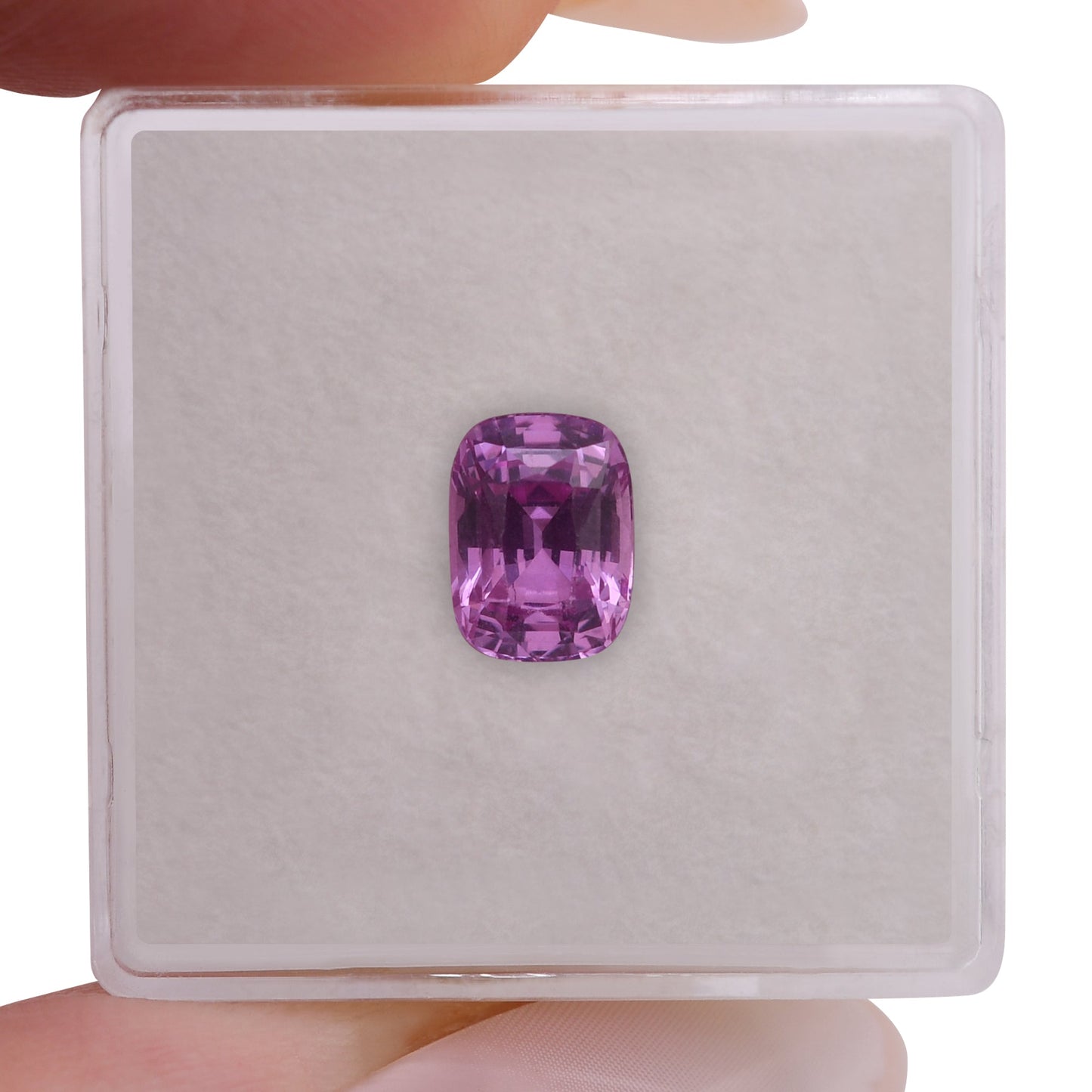 1.73 Carat Pink MADAGASCAR Cushion Sapphire