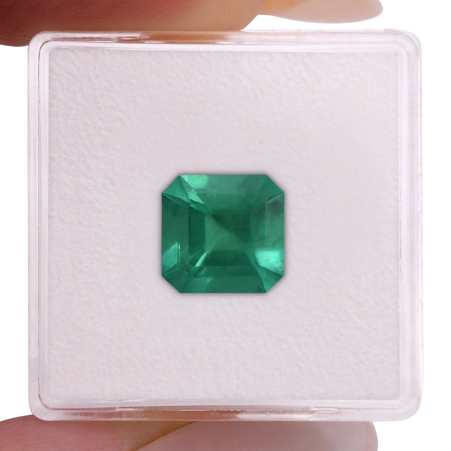 2,67 Karat Grüner kolumbianischer Smaragd Muzo Emerald CD