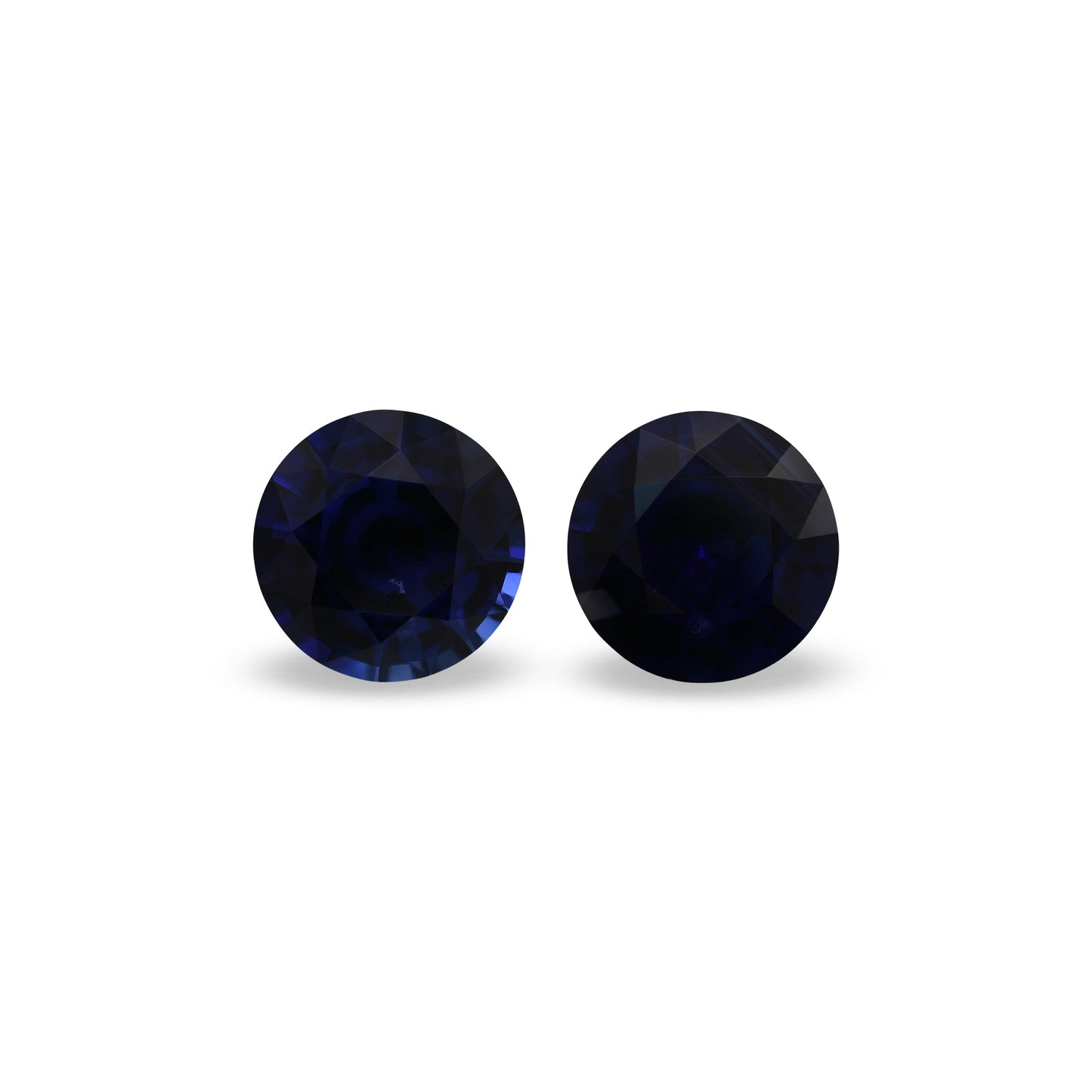 2,72 Karat blauer runder Saphir aus Sri Lanka