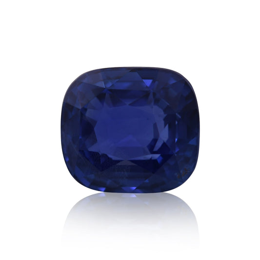5,06 Karat blauer sri-lankischer Kissen-Saphir CD