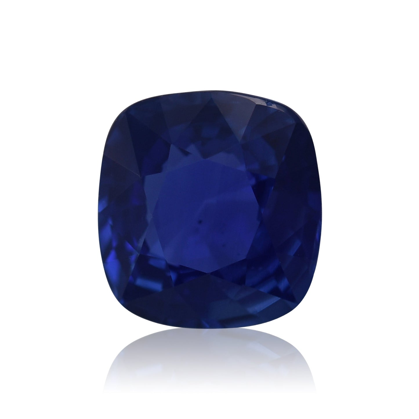 3,04 Karat blauer sri-lankischer Kissen-Saphir CD