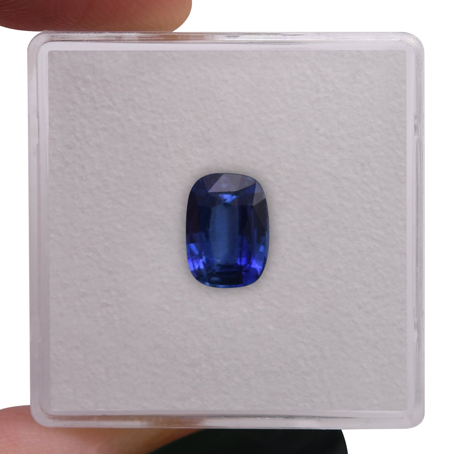 1.60 Carat Blue SRI LANKAN Cushion Sapphire