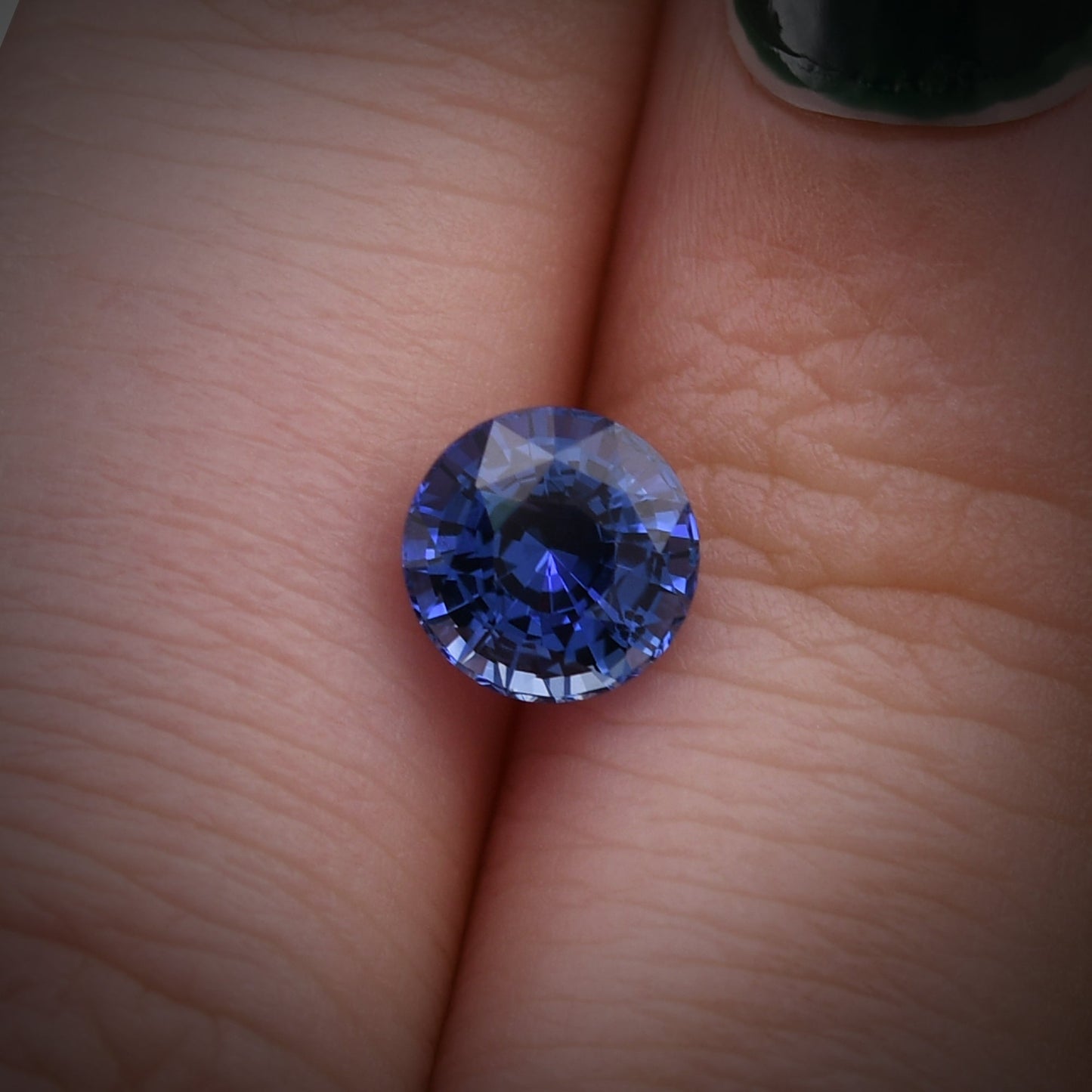 1.63 Carat Blue SRI LANKAN Round Sapphire CD
