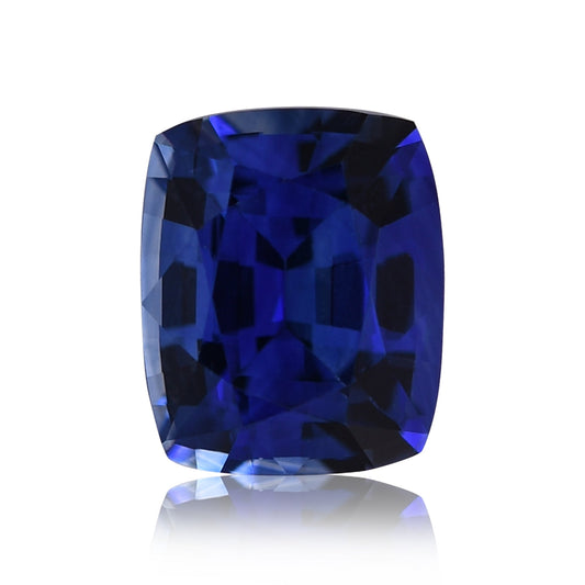 1,00 Karat blauer Kissen-Saphir aus Sri Lanka