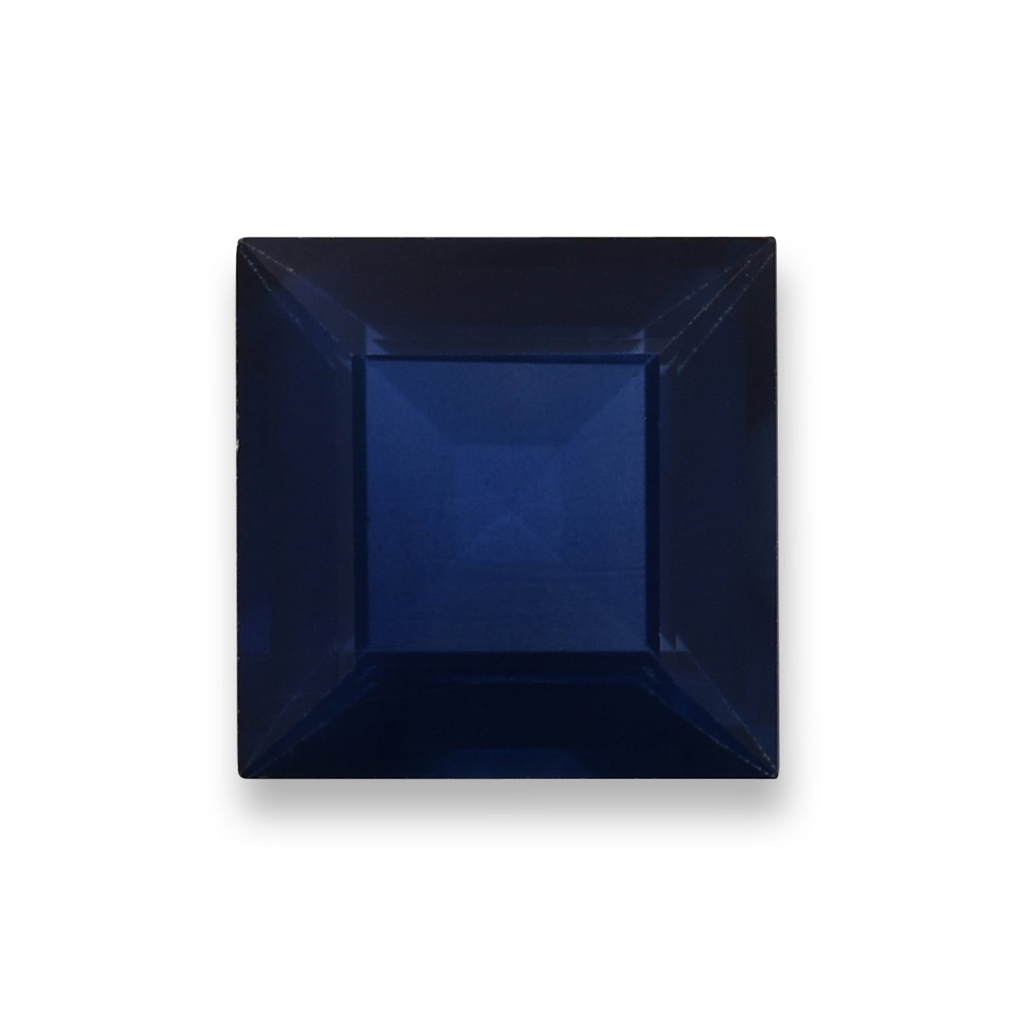 1,94 Karat blauer thailändischer quadratischer Saphir