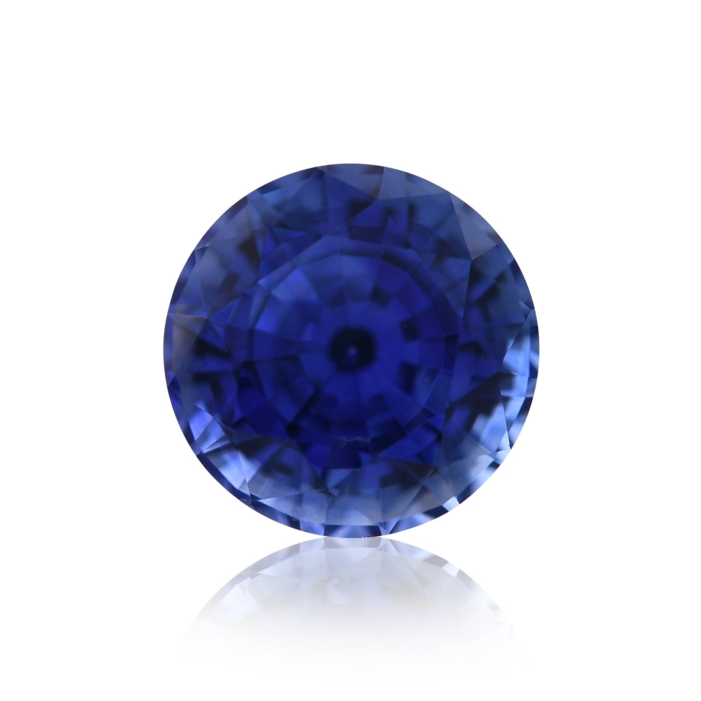 1,25 Karat blauer runder Saphir aus Sri Lanka, GIA-geprüft