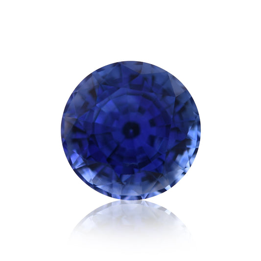 1,25 Karat blauer runder Saphir aus Sri Lanka, GIA-geprüft