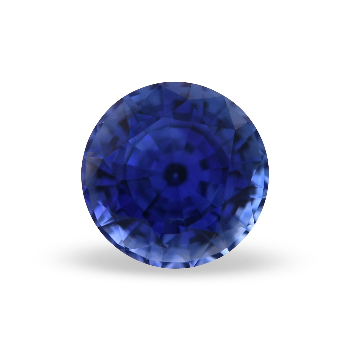 1,25 Karat blauer runder Saphir aus Sri Lanka, GIA-geprüft