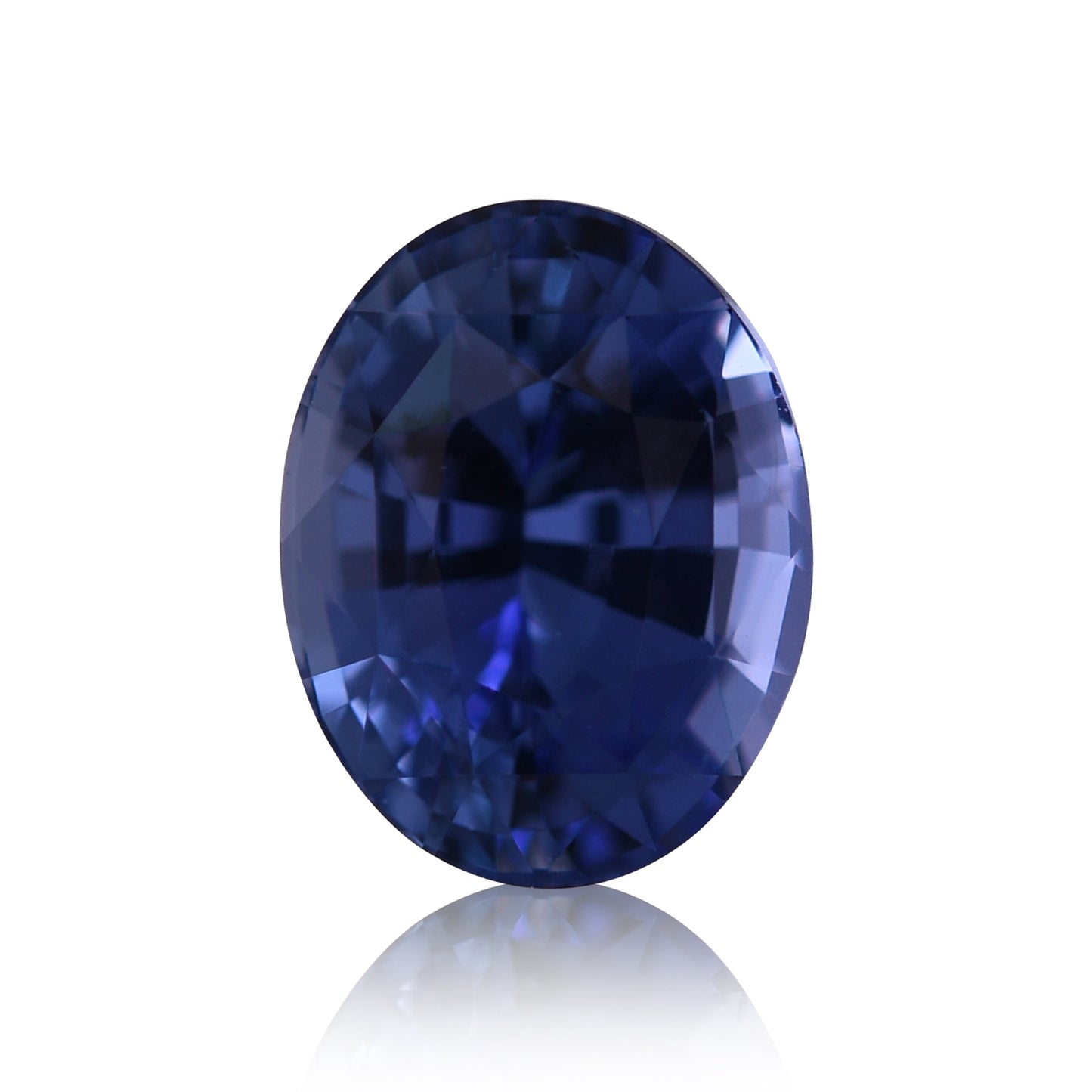 1,53 Karat blauer ovaler Saphir aus Sri Lanka