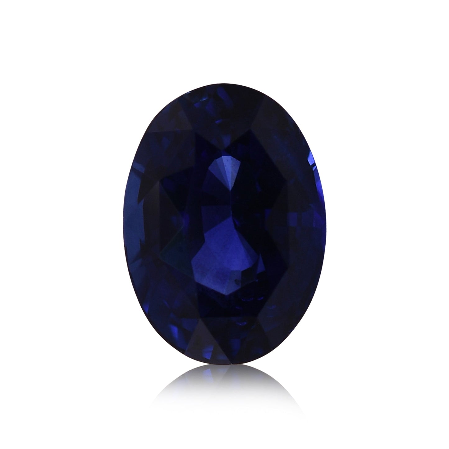 4,07 Karat blauer ovaler Saphir aus Sri Lanka (CD)